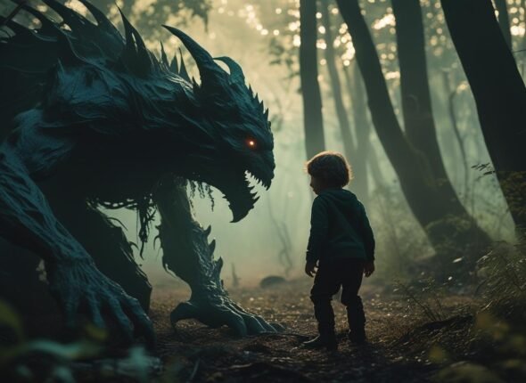 CRIANÇA SENDO ATACADA POR DEMONIOS HORRIVEIS