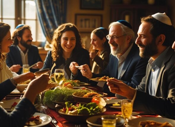 JUDEUS COMENDO ALIMENTAÇAO