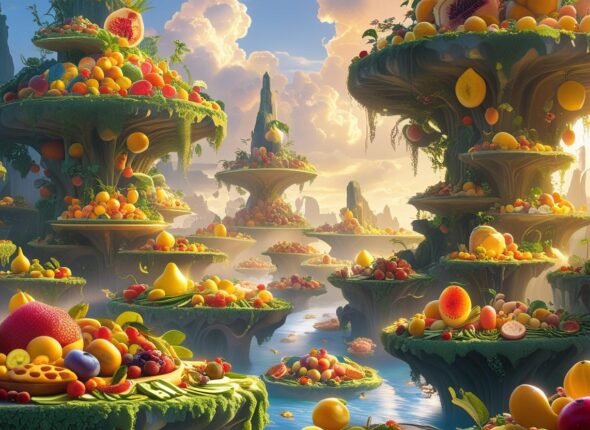 MUNDO ESPIRITUAL CHEIO DE ALIMENTOS