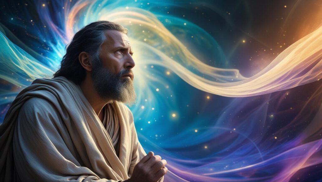 PROFETA ANTIGO VENDO O MUNDO ESPIRITUAL